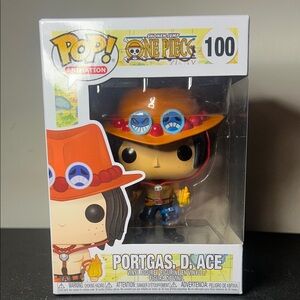 Funko Pop Portgas D. Ace with Orange Hat and Blue Goggles